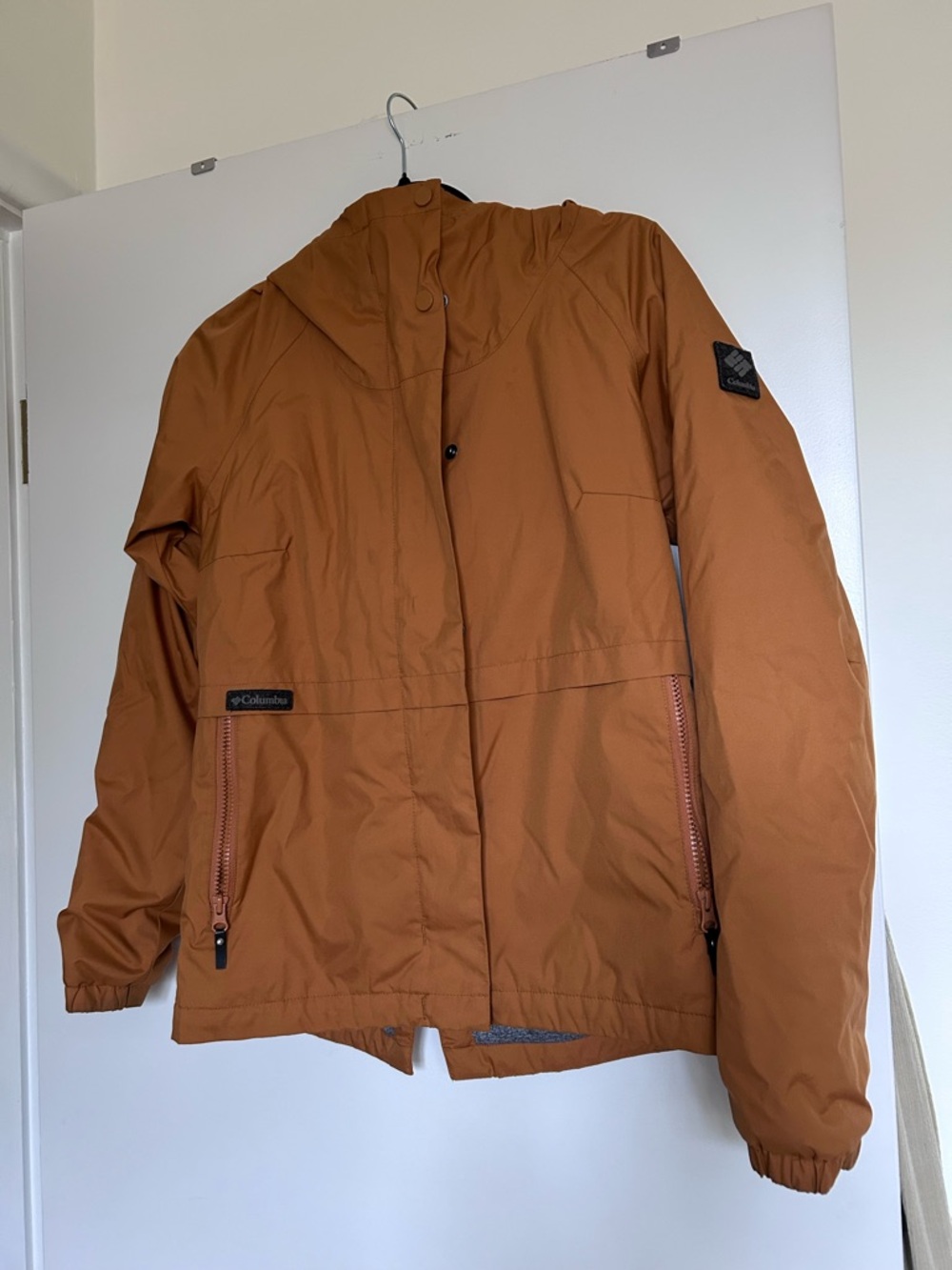 Columbia Women’s Hooded Jacket - Rust Brown